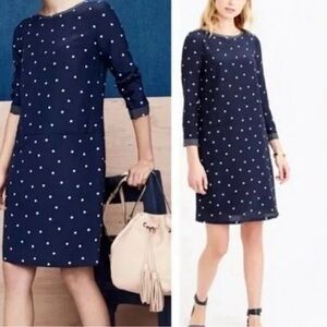 Navy Polka Dot Dress